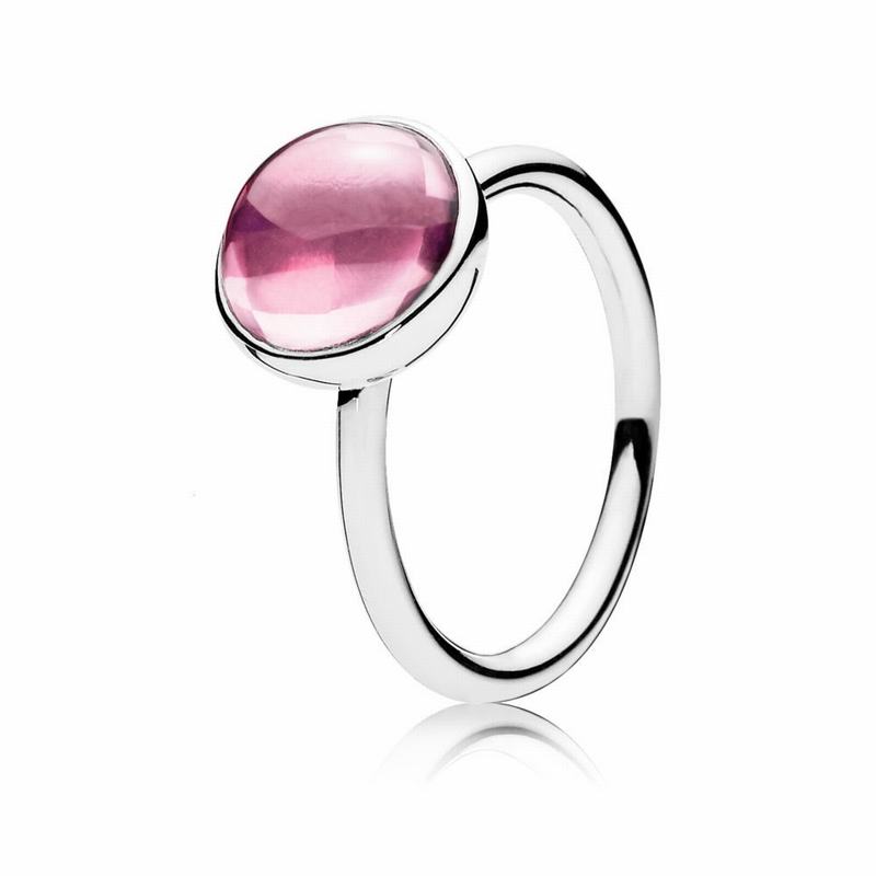 Pandora Poetic Droplet Stackable Ring Silver Egypt JH4917658